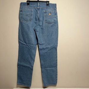 Carhartt Men Straight Fit Heavyweight‎ 5 Pocket Tapered jeans size 38x34